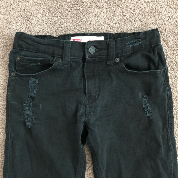 Levi’s 511 Slim Black Kids Jeans 12 Reg - Picture 2 of 11